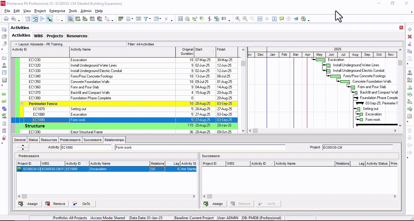 Set Calendar Working Hours